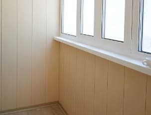 обшивка ПВХ вагонкой / панелями
